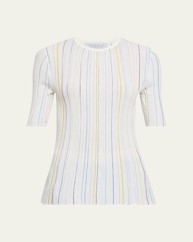 Fitz Stripe Wool Top